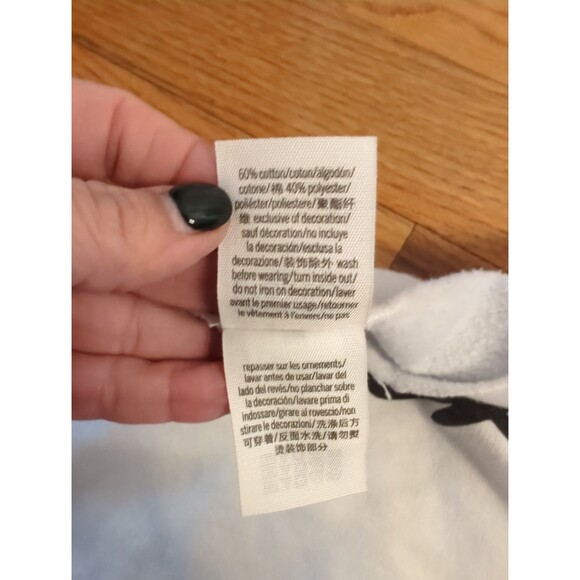 PINK by Victoria's Secret Size Medium tie dye Cut Off Shoulder Crop Sweater (z4) - Picture 6 of 6